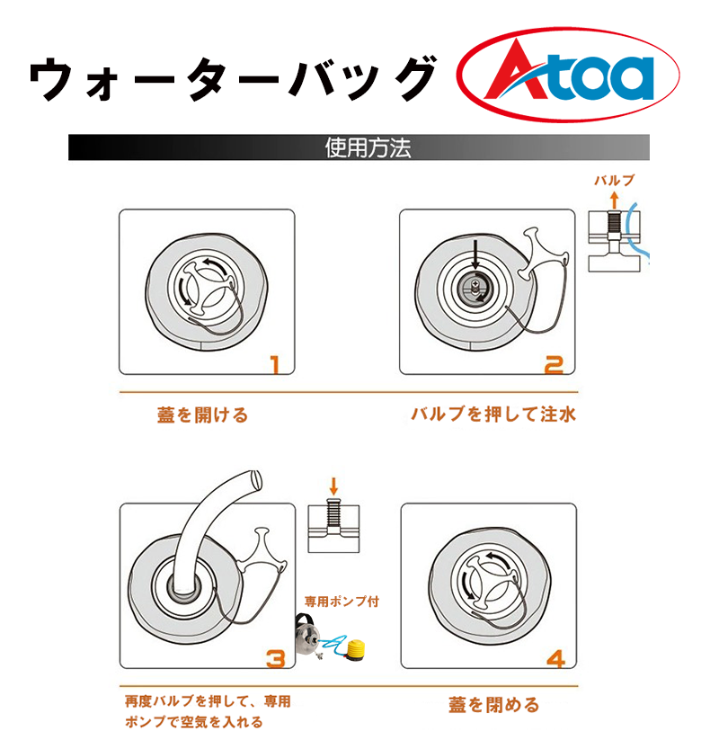 【9ZATR00011】 ウォーターバッグ 20㎏