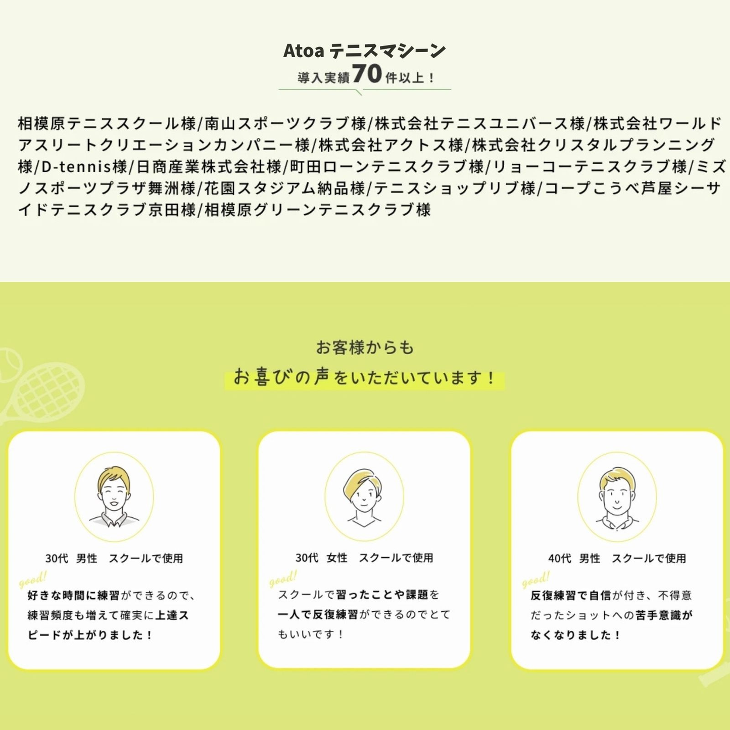 Atoa Tennis Tec（第2世代）【1T-A-MA-2-007-T】