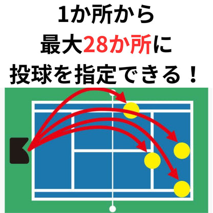 【1T-A-MA-2-008-T】テニスマシーン・Atoa Tennis Tec Pro