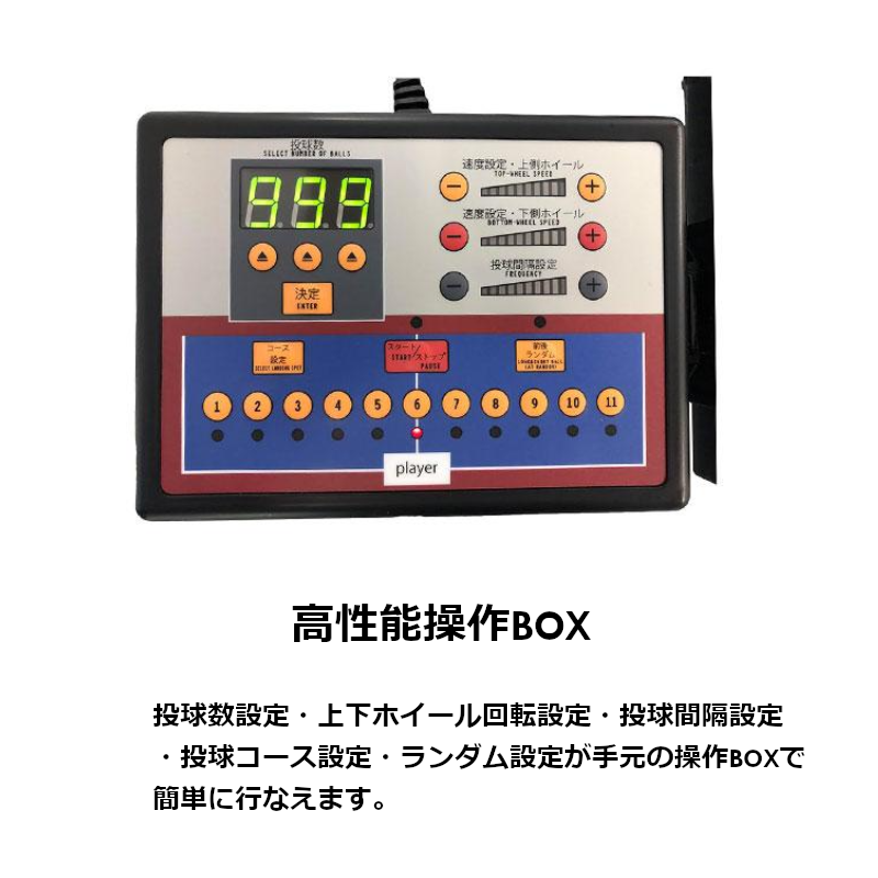 【A-TTA-YT030】Atoa　ピンポンパートナーProⅡ＋マシン用練習球50球